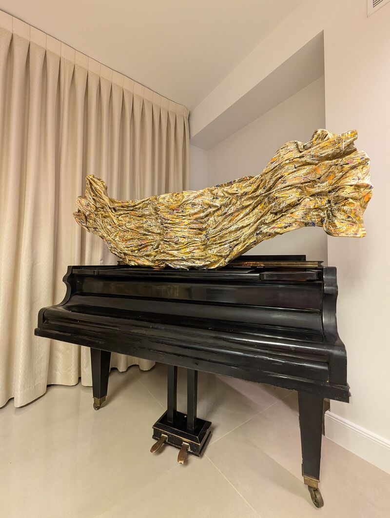 Golden Moment - a Sculpture & Installation by Georgiana Marin